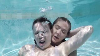 Aquaphiliacs - Alison Rey & Star nine Underwater Wet look Lesbians TRAILER