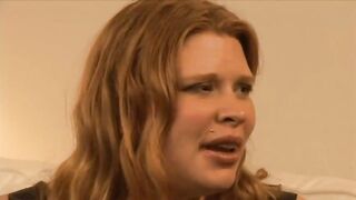 Pregnant blonde babe with big boobs likes to make love with women and enjoys eating pussy