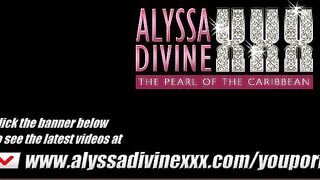 Gorgeous Busty redhead fucked hard by horny lesbian nurse Alyssa Divine big strapon cock