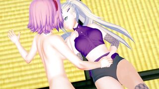 Naruto Sakura x Ino Lesbian Hentai