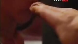 Brazilian TV Host gets Feet Worshipped