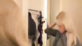 Risky Lesbians in Changing Room