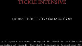 Laura Tickled to Exhaustion