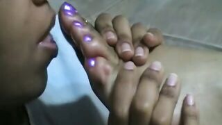 Sensual Ebony Foot Worship 2