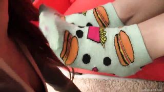 slave girl worship her mature mistress pretty socks hot