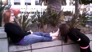 streetgirls feet sniffing part. 2.