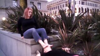 streetgirls feet sniffing part. 2.