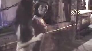 Mindy and Crissy flashing in public