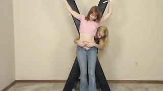 Tummy Tickle Torture Standing