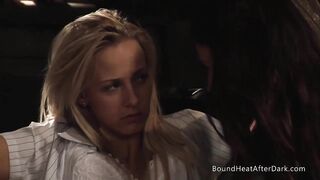 Tied Up Blonde Lesbian Slave Fingered By Dominant Madame