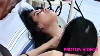 Fucking the two easter bunnies in a great bareback threesome with Victoria Dias and Vitoria Vontesse