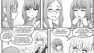 No Lunch Break - Episode 4 - Weight Gain Comic belly inflation