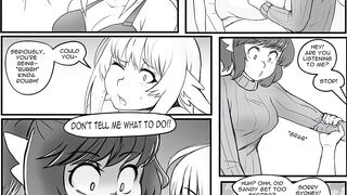 No Lunch Break - Episode 4 - Weight Gain Comic belly inflation