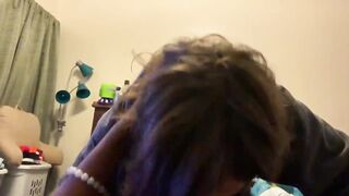 Lesbian bestfriend comes to my room again to give me sloppy suck off time