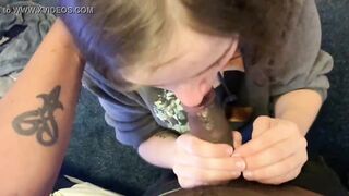 Lesbian bestfriend comes to my room again to give me sloppy suck off time