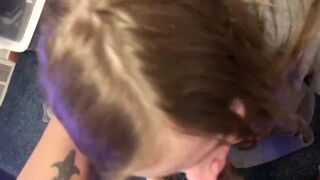 Lesbian bestfriend comes to my room again to give me sloppy suck off time