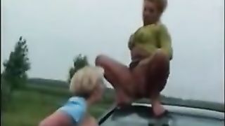 Lesbian Pissing - 6
