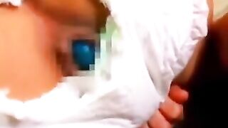 2 girls with holes on nappies getting their pussies fucked with vibrators.