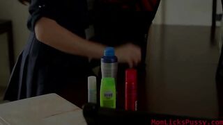 Lesbians Alison and Elexis pussies drips from pure satisfaction