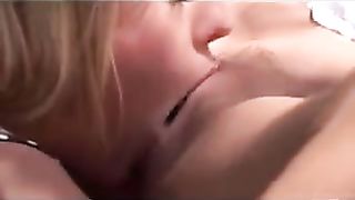 Group pussy licking on camping rug