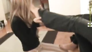 Lesbian foot slave 2