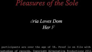 Alexandria dominates Kelli - Pleasure of the sole