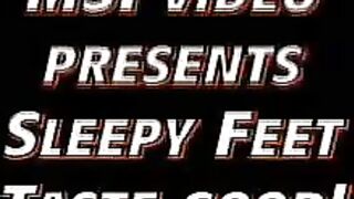 girl wakes up girlfriend by foot worship