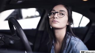 Nerdy girl having sex with school bully - Emily Willis and Gianna Dior