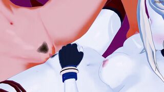 Harley Quinn and Poison Ivy have lesbian sex. DC Hentai