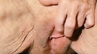 Granny’s clit is swelling