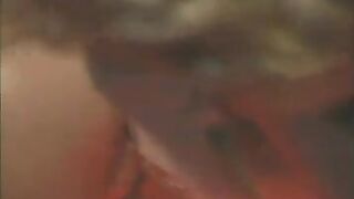 90's Retro Lesbian big dildo orgy