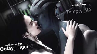 Rey gets pounded by liara (futa)