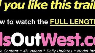GIRLS OUT WEST - Lesbian hotties enjoy pussy licking and anal rimming