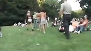 Lesbians  in Loveparade at Berlin 2006