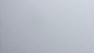 Secretly in public toilet ...