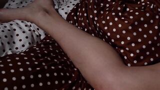 Mature and young lesbian lovers had a lovely night together