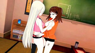 Seven Deadly Sins: Elizabeth Lioness and Diane HOT LESBIAN SEX (3D Hentai)