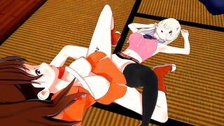 Seven Deadly Sins: Elizabeth Lioness and Diane HOT LESBIAN SEX (3D Hentai)