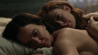 Vanessa Kirby and Katherine Waterston lesbian sex
