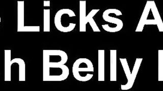 Ashton Monroe Ticklish Belly Lick