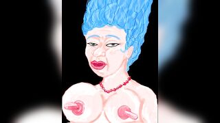 Cartoon sex the simpsons #milhouse 's daddy & #marge simpson