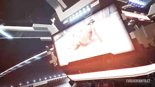 Lesbian Wrestling Threeway With Intense Pussy Eating