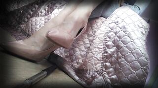 creampie flows from slutty pussy. dirty talk in russian