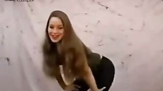 Sexy woman headshave