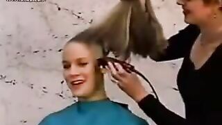 Sexy woman headshave