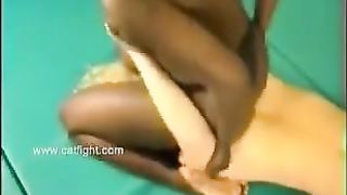 Lesbian erotic wrestling