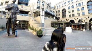 AFRICAN LESBIANS - Wet Black BBW Lesbians Licking Pussy Juice