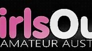 Girls Out West – Cute lesbian girls Nova and Charlie lick and finger shaved cunts