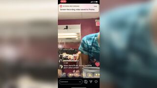 TITTIES TITTIES TITTIES ON @DIIAMONND INSTAGRAM LIVE