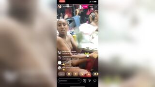 TITTIES TITTIES TITTIES ON @DIIAMONND INSTAGRAM LIVE